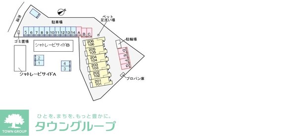 シャトレービサイドBの物件内観写真